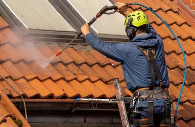 Démoussage et hydrofuge de toiture à Muchedent